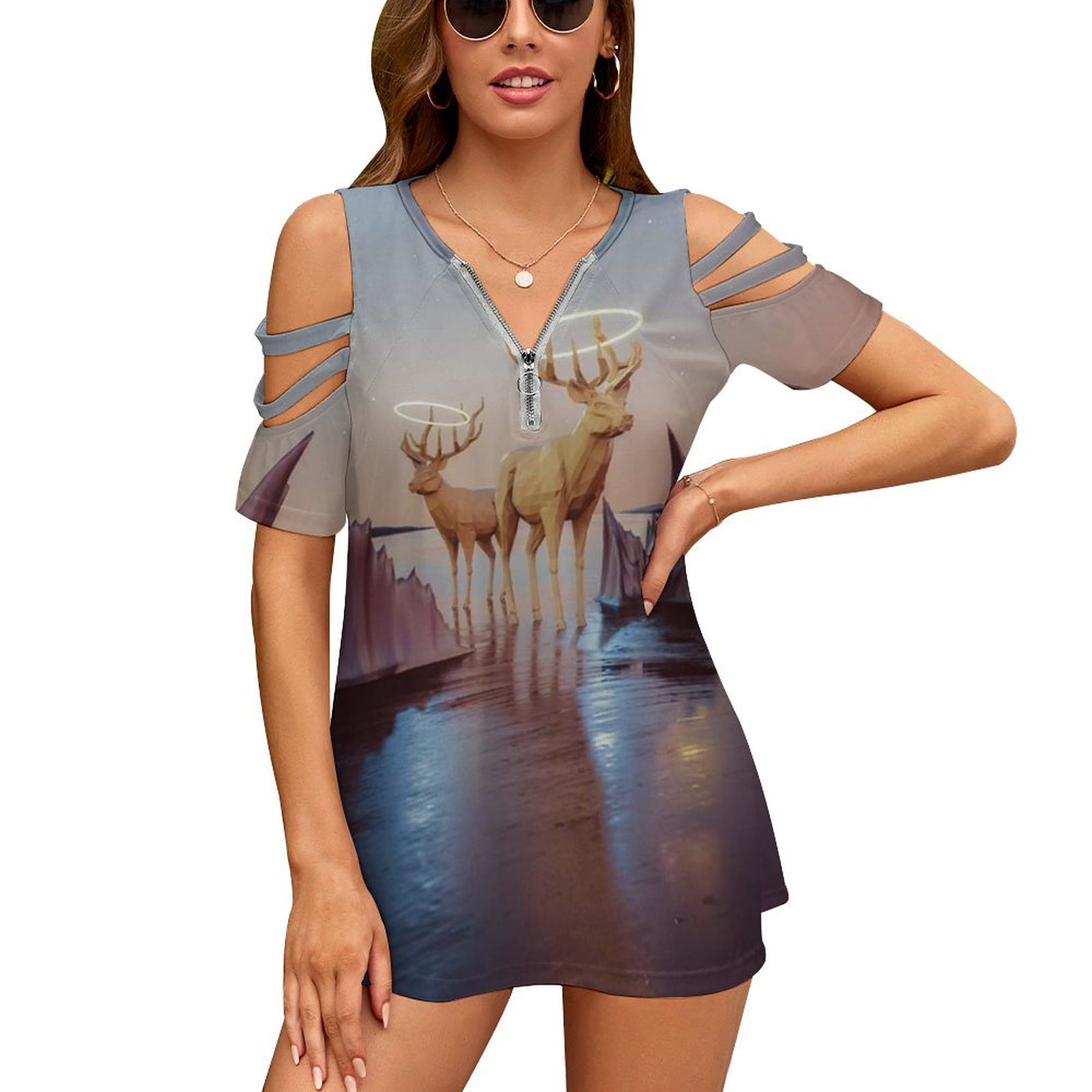Women'S Accessories Target - Extron-T-Shirt Imprimé Vintage pour Femme, Vêtement