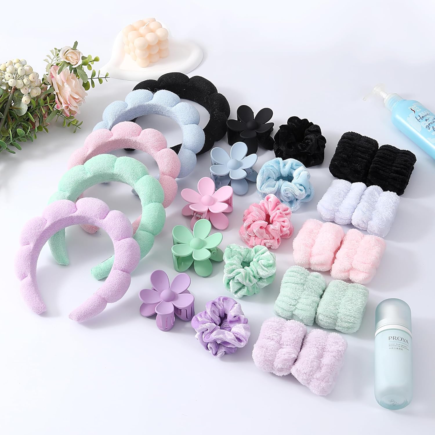 Women Accessories Combo Gift - Ensemble de 6 bandeaux et bracelets