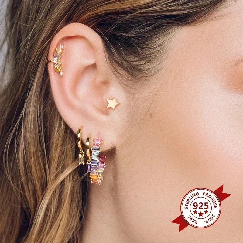 Femmes 925 en argent Sterling  - Statement Earrings Oversized avis et prix