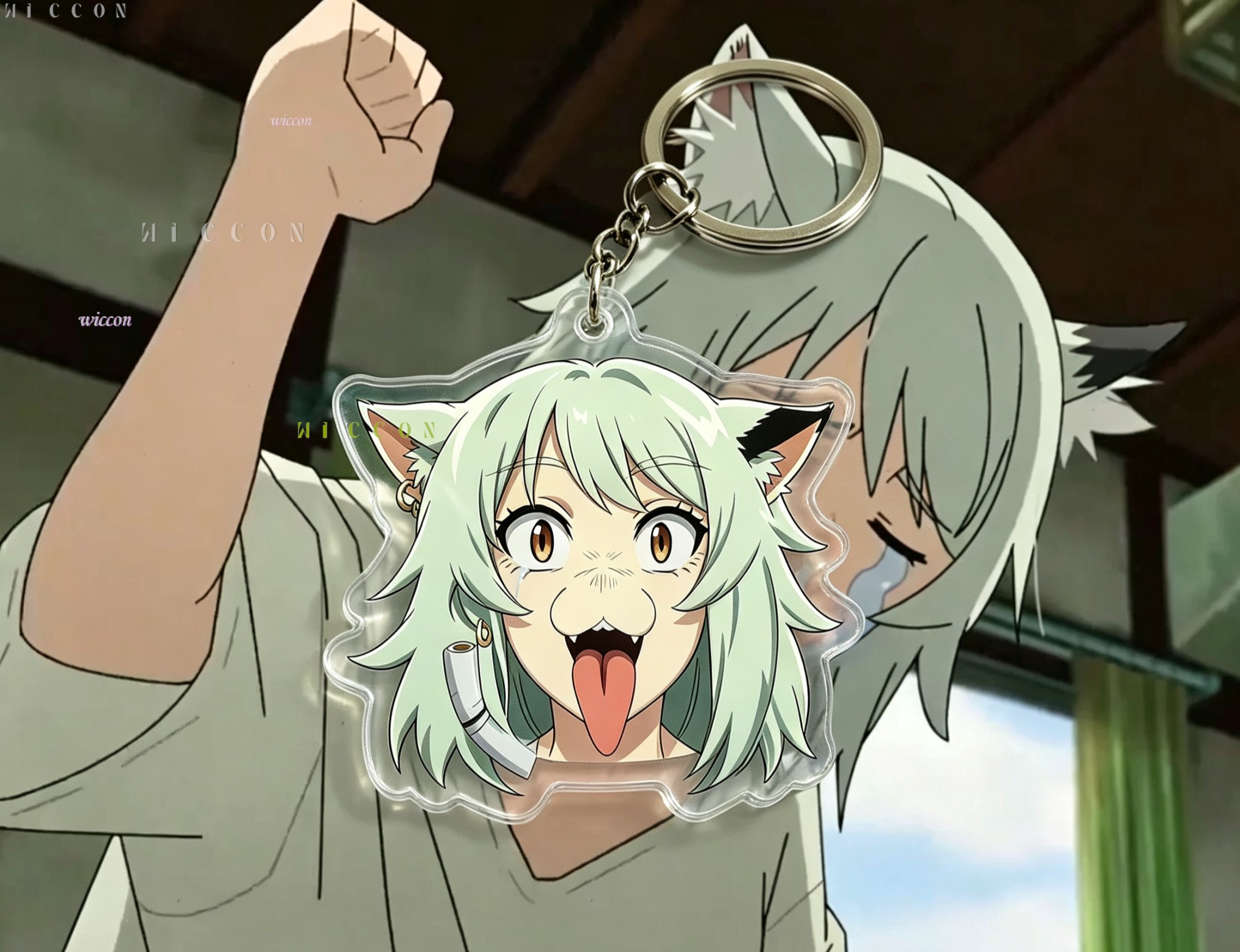Porte-clés Chat Chainsmoker Ya - Women Accessories Products avis et prix
