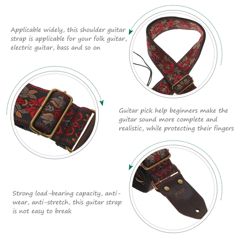 Sangle de guitare Miwayer Vint - Women Electronic Accessories avis et prix