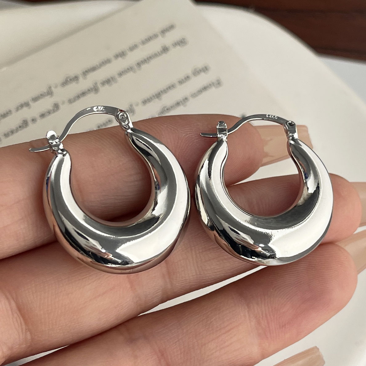 Boucles d'oreilles Vintage en  - Statement Earrings Oversized avis et prix