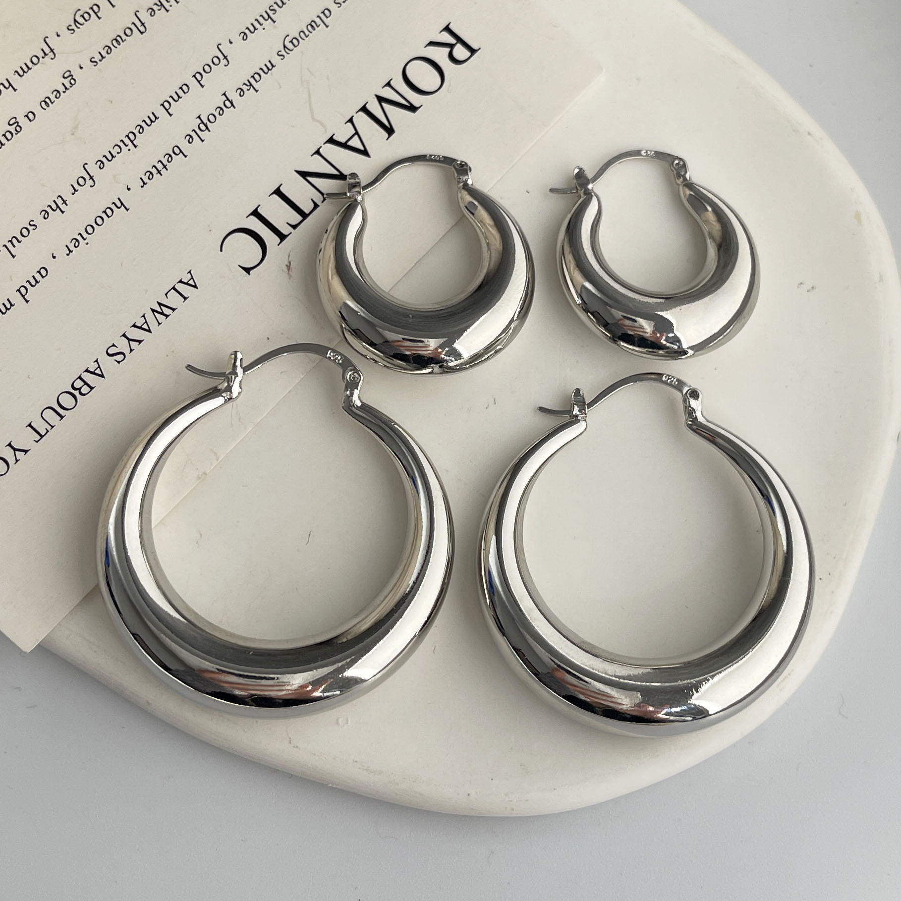 Boucles d'oreilles Vintage en  - Statement Earrings Oversized avis et prix