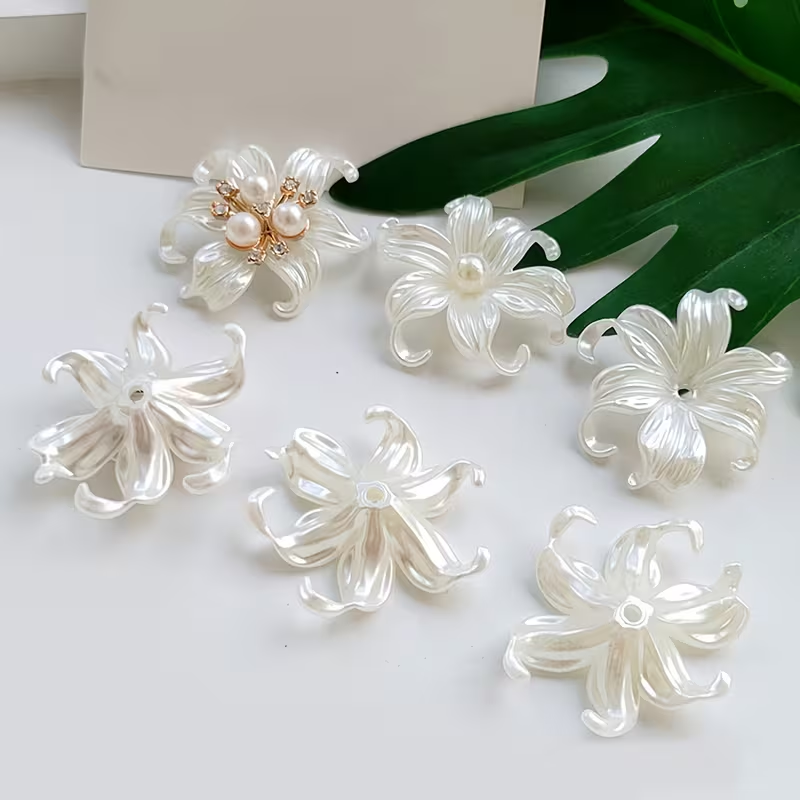 20 perles blanches en forme de - Statement Earrings Oversized avis et prix