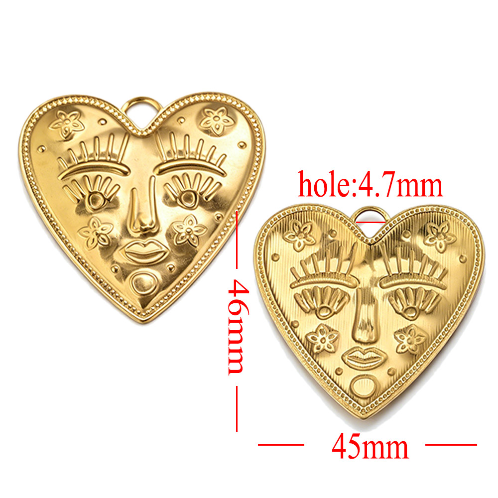 5 pièces de breloques en forme - Statement Earrings Oversized avis et prix
