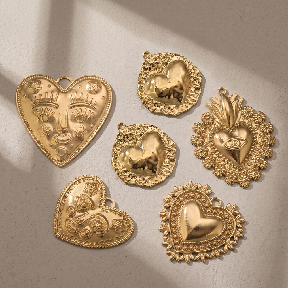 5 pièces de breloques en forme - Statement Earrings Oversized avis et prix